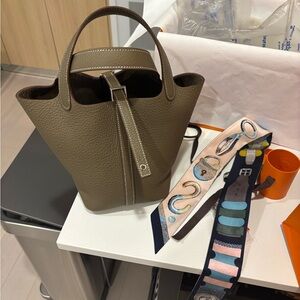 Hermes Picotin 18 Etoupe